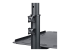 StarTech.com Mobile Projector and Laptop Stand/Cart, Heavy Duty Portable Projector Stand (2 Vented Shelves, hold 22lb/10kg each), Height Adjustable Rolling AV Presentation Cart with Wheels - Close up
