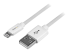 StarTech.com 2m (6ft) Long White Apple 8-pin Lightning Connector to USB Cable for iPhone / iPod / iPad - Right-angle