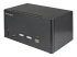 StarTech.com 2 Port Triple Monitor DisplayPort KVM Switch, 4K 60Hz UHD HDR, Desktop 4K DP 1.2 KVM with 2 Port USB 3.0 Hub (5Gbps) & 4x USB 2.0 HID Ports, Audio, Hotkey Switching, TAA - Right-angle