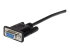 StarTech.com 3m Black Straight Through DB9 RS232 Serial Cable - Close up