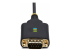 StarTech.com 13ft (4m) 2-Port USB to Serial Adapter Cable, Interchangeable DB9 Screws/Nuts, COM Retention, USB-A to DB9 RS232, FTDI, Level-4 ESD Protection, Windows/macOS/ChromeOS/Linux - Close up