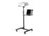 StarTech.com Mobile Projector and Laptop Stand/Cart, Heavy Duty Portable Projector Stand (2 Vented Shelves, hold 22lb/10kg each), Height Adjustable Rolling AV Presentation Cart with Wheels - Right-angle