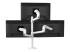 Ergotron LX - Mounting kit (dual stacking arm, tall pole) - Back