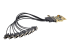 StarTech.com 8-Port PCI Express RS232 Serial Adapter Card, PCIe RS232 Serial Card, 16C1050 UART, Multiport Serial DB9 Controller/Expansion Card, 15kV ESD Protection, Windows & Linux - Left-angle