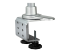 StarTech.com Desk Mount Quad Monitor Arm, Premium Articulating VESA 4 Monitor Mount 2x2 up to 27", Ergonomic Height Adjustable Pole Mount, Tilt/Swivel/Rotate, C-Clamp/Grommet, Silver - Close up