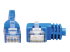 Eaton Tripp Lite Series Right-Angle Cat6 Gigabit Molded UTP Ethernet Cable (RJ45 Right-Angle M to RJ45 M), Blue, 15 ft. (4.57 m) - Front
