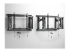 Chief ConnexSys Adjustable Wall Mount - Left-angle