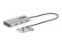 StarTech.com USB-C Multiport Adapter w/Attached USB-C to USB-A Dongle, Dual HDMI (4K30Hz/1080p60Hz), 3x USB-A, Mini Laptop Docking Station, Travel Dock, 1.3ft/40cm Cable - Left-angle