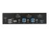 StarTech.com 2 Port DisplayPort KVM Switch, 4K 60Hz, Single Display, Dual Port UHD DP 1.2 USB KVM Switch with Integrated USB 3.0 Hub and Audio, Dell, HP, Apple, Lenovo, TAA Compliant - Back