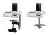 Ergotron LX - Mounting kit (articulating arm, desk clamp mount, extension adapter, grommet-mount base, 7" post) - Close up