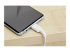 StarTech.com 1m USB C Charging Cable, Durable Fast Charge & Sync USB 2.0 Type C to USB C Laptop Charger Cord, TPE Jacket Aramid Fiber M/M 60W White, Samsung S10, S20 iPad Pro MS Surface - Close up