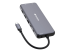Verbatim - Hub - 2 x HDMI + 1 x VGA + 7 x USB + 1 x 1 Gigabit Ethernet - Right-angle