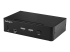 StarTech.com 2 Port DisplayPort KVM Switch, 4K 60Hz, Single Display, Dual Port UHD DP 1.2 USB KVM Switch with Integrated USB 3.0 Hub and Audio, Dell, HP, Apple, Lenovo, TAA Compliant - Right-angle