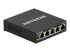 NETGEAR Plus GS305E - Switch - Left-angle