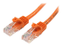 StarTech.com 7m Orange Cat5e / Cat 5 Snagless Ethernet Patch Cable 7 m - Right-angle