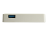 StarTech.com USB C to Gigabit Ethernet Adapter with USB A Port, White 1Gbps NIC USB 3.0/USB 3.1 Type C Network Adapter, 1GbE USB-C RJ45/LAN TB3 Compatible Windows MacBook Pro Chromebook - Top