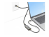StarTech.com USB-C to Ethernet Adapter, 10/100/1000 Mbps, Gigabit Network Adapter w/ ASIX AX88179A Chip, 1ft/30cm Cable, USB Type C to RJ45 Ethernet Dongle, USB C to LAN Adapter, Windows/macOS/Linux/ChromeOS (US1GC30B2) - Right-angle
