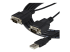 StarTech.com USB to Serial Adapter - Right-angle