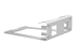 StarTech.com Laptop Stand, 2-in-1 Laptop Riser Stand or Vertical Stand, Ideal for Ultrabooks & MacBook Pro/Air up to 15", Ergonomic Angled Notebook Holder for Office Desk, Silver, Aluminum - Back