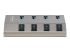 StarTech.com 4-Port Self-Powered USB-C Hub with Individual On/Off Switches, USB 3.0 5Gbps Expansion Hub w/Power Supply, Desktop/Laptop USB-C to USB-A Hub, 4x BC 1.2 (1.5A), USB Type C Hub - Front