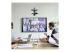 StarTech.com Dual Floating Wall-Mounted AV Shelves, Adjustable Height Shelf For Under TV, Organize A/V Equipment On Black Tempered Glass Shelves - Front
