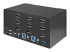 StarTech.com 2 Port Triple Monitor DisplayPort KVM Switch, 4K 60Hz UHD HDR, Desktop 4K DP 1.2 KVM with 2 Port USB 3.0 Hub (5Gbps) & 4x USB 2.0 HID Ports, Audio, Hotkey Switching, TAA - Close up