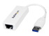 StarTech.com USB 3.0 to Gigabit Ethernet Network Adapter - Left-angle