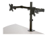 StarTech.com Desk Mount Dual Monitor Arm, Desk Clamp / Grommet VESA Monitor Mount for up to 32 inch Displays, Ergonomic Articulating Monitor Arm, Height Adjustable/Tilt/Swivel/Rotating - Right-angle