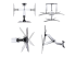StarTech.com VESA TV Wall Mount, TV Mounting Bracket For 23"-55" Displays, Adjustable Full Motion TV Wall Mount Supports 66lb (30kg), Extendable/Tilting/Swivel Monitor Wall Mount - Multi-angle