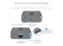 StarTech.com Thunderbolt 3 to Ethernet Adapter, 10GbE, Multi-Gigabit, Thunderbolt 3 to RJ45 Network Adapter, 10GBASE-T/5-2.5GBASE-T NIC, TB3/TB4 10G Network Adapter w/ TB3-Certified Cable, TB3 10GbE, Win/Mac (TB310G2) - Multi-angle