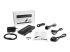 StarTech.com 8 Port Serial Hub USB to RS232/RS485/RS422 Adapter, Industrial USB 2.0 to DB9 Serial Converter Hub, IP30 Rated, Din Rail Mountable Metal Serial Hub, 15kV ESD Protection - Front