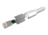 StarTech.com 3 ft(1m) Durable White USB-A to Lightning Cable, Heavy Duty Rugged Aramid Fiber USB Type A to Lightning Charger/Sync Power Cord, Apple MFi Certified iPad/iPhone 12 Pro Max - Inside