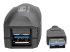 Tripp Lite 5M USB 3.0 SuperSpeed Active Extension Repeater Cable A M/F 16ft 16' 5 Meter - Close up