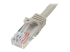 StarTech.com 10m Gray Cat5e / Cat 5 Snagless Ethernet Patch Cable 10 m - Close up