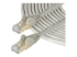 StarTech.com 10m CAT6A Ethernet Cable, 10 Gigabit Shielded Snagless RJ45 100W PoE Patch Cord, CAT 6A 10GbE STP Network Cable w/Strain Relief, Grey, Fluke Tested/UL Certified Wiring/TIA - Close up