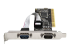 StarTech.com PCI Serial Parallel Combo Card with Dual Serial RS232 Ports (DB9) & 1x Parallel LPT Port (DB25), PCI Combo Adapter Card, PCI Expansion Card Controller, PCI to Printer Card - Multi-angle