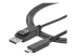 StarTech.com 6ft/1.8m USB C to DisplayPort 1.4 Cable, 4K/5K/8K USB Type-C to DP 1.4 Alt Mode Video Adapter Converter, HBR3/HDR/DSC, 8K 60Hz DP 1.4 Monitor Cable for USB-C and Thunderbolt 3 - Right-angle