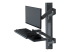 Ergotron LX Pro - Mounting kit (2 arms, 2 extensions, keyboard tray, slide-out mouse tray, mouse holder, 2 wall mount bases, wall track 34", wall bracket, 2 cable channels, monitor pivot, keyboard pivot) - Multi-angle