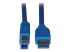 Eaton Tripp Lite Series USB 3.2 Gen 1 SuperSpeed Device Cable (A to B M/M), 10 ft. (3.05 m) - Close up