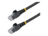 StarTech.com 2m LSZH CAT6 Ethernet Cable, 10 Gigabit Snagless RJ45 100W PoE Network Patch Cord with Strain Relief, CAT 6 10GbE UTP, Black, Individually Tested/ETL, Low Smoke Zero Halogen - Right-angle