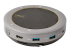 StarTech.com USB-C Conference Speaker Mini Dock, Portable Boardroom Speaker and Multiport Adapter, USB-C to VGA or 4K 60Hz HDMI, 2x USB-A (5Gbps) Hub, Mic/Speaker - Top