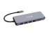 Verbatim - Hub - 2 x HDMI + 1 x VGA + 7 x USB + 1 x 1 Gigabit Ethernet - Top