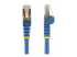 StarTech.com 10m CAT6A Ethernet Cable, 10 Gigabit Shielded Snagless RJ45 100W PoE Patch Cord, CAT 6A 10GbE STP Network Cable w/Strain Relief, Blue, Fluke Tested/UL Certified Wiring/TIA - Front