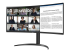 LG UltraWide 34WR55QK-B - Right-angle