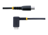StarTech.com 6in (15cm) USB C Charging Cable Right Angle, 60W PD 3A, Heavy Duty Fast Charge USB-C Cable, USB 2.0 Type-C, Durable and Rugged Aramid Fiber, S20/iPad/Pixel - Front