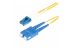 StarTech.com 7m (23ft) LC to SC (UPC) OS2 Single Mode Duplex Fiber Optic Cable, 9/125µm, Laser Optimized, 10G, Bend Insensitive, Low Insertion Loss - Right-angle