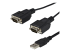StarTech.com USB to Serial Adapter - Right-angle