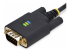 StarTech.com 10ft (3m) USB to Serial Adapter Cable, Interchangeable DB9 Screws/Nuts, COM Retention, USB-A to DB9 RS232, FTDI IC, Level-4 ESD Protection, Windows/macOS/ChromeOS/Linux - Close up
