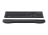 StarTech.com Foam Keyboard Wrist Rest for Ergonomic Typing Support, Padded Non-Slip Keyboard Cushion, Laptop or Desktop Computer Keyboard Wrist, Hand & Arm Rest, Soft Black Nylon Rest Pad - Front