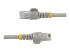 StarTech.com 10m CAT6 Ethernet Cable, 10 Gigabit Snagless RJ45 650MHz 100W PoE Patch Cord, CAT 6 10GbE UTP Network Cable w/Strain Relief, Grey, Fluke Tested/Wiring is UL Certified/TIA - Multi-angle